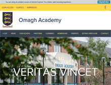Tablet Screenshot of omaghacademy.com
